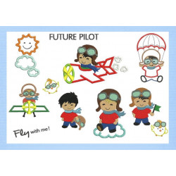 Stickserie Future Pilot